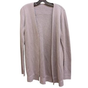 Lululemon Athletica City Street Open Cardigan Heathered Mystique Size 8